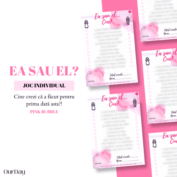 Ea sau el? - Pink Bubble